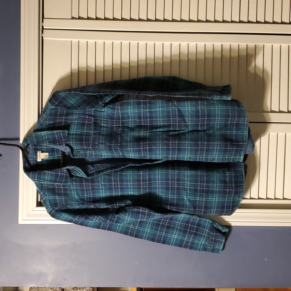 LLBean flannel tunic